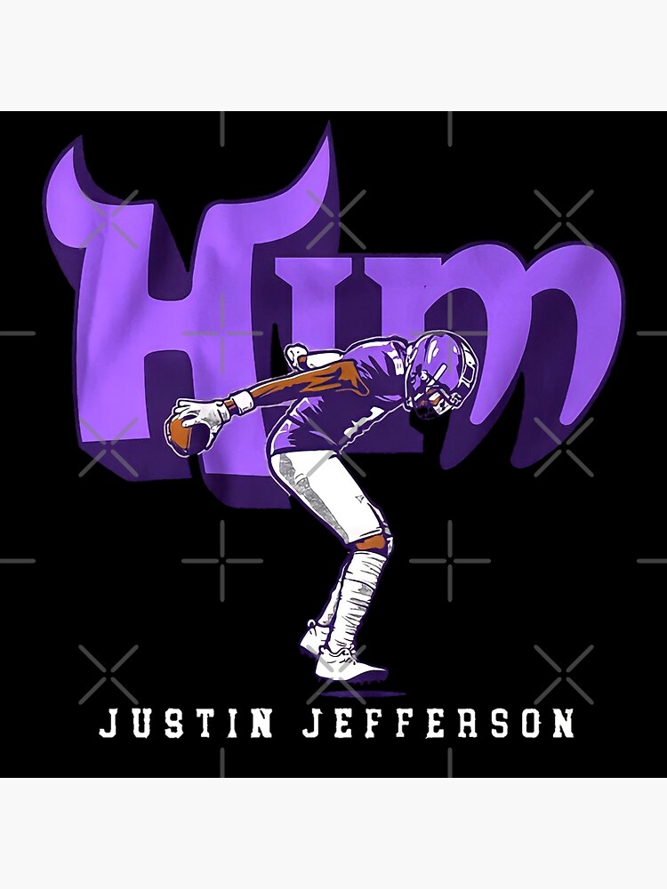 Justin Jefferson Jersey  Poster for Sale by LOSTandLO