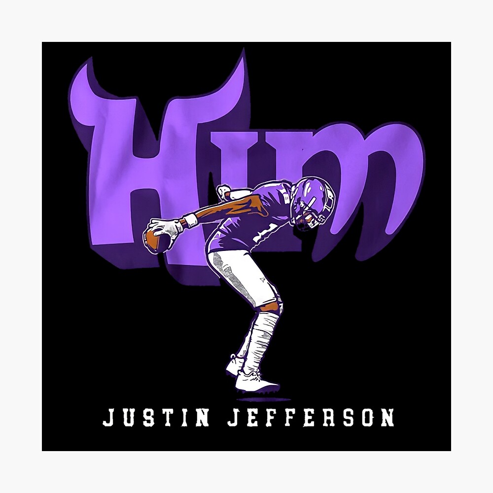 Justin Jefferson Jersey  Poster for Sale by LOSTandLO