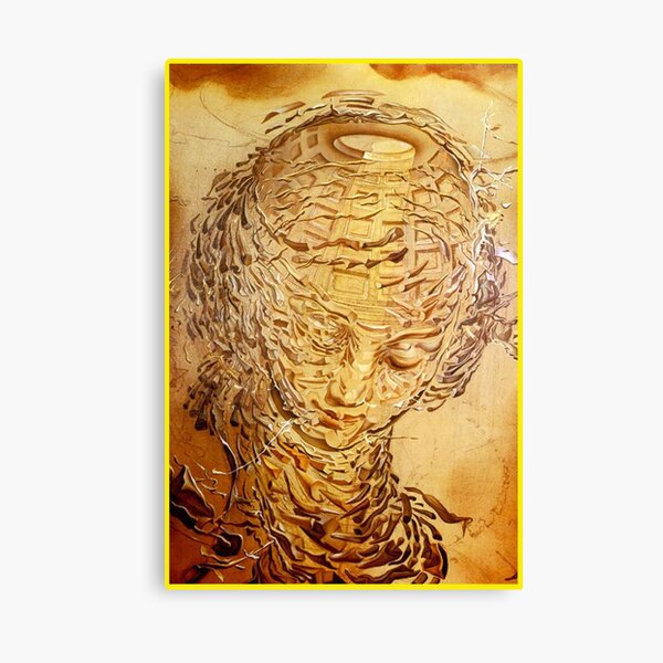 Vista previa del artículo con la obra «Salvador-Dali-Cabeza-Explosión-Arte-Decoración-de-pared-Impresión-de-seda», diseñado y vendido por buzztop.