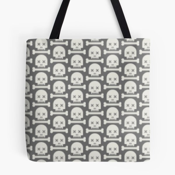 Item preview, White pixelated skull designed and sold by Basst64.