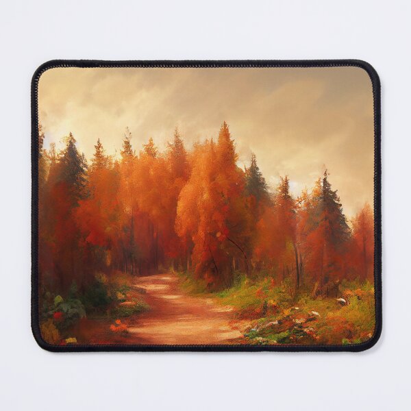 Item preview, Forest Trail in the Fall Landscape  designed and sold by EcoArtLab.