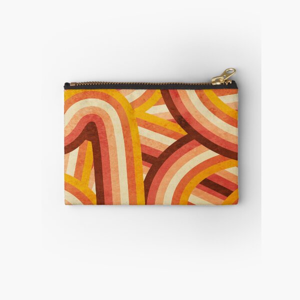 Item preview, Vintage Orange 70's Style Rainbow Stripes designed and sold by itsjensworld.
