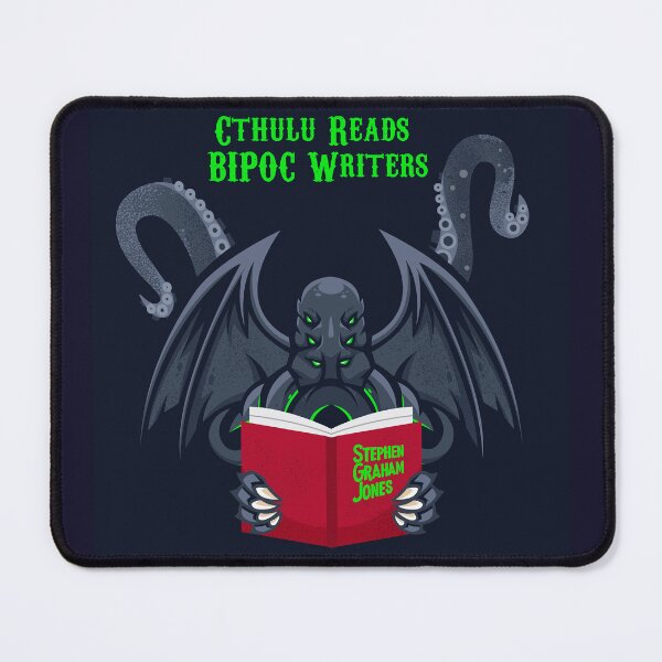 Item preview, Cthulu reads BIPOC Writers designed and sold by WhichWitchToday.