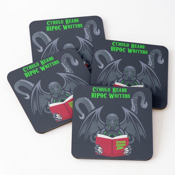 Item preview, Cthulu reads BIPOC Writers designed and sold by WhichWitchToday.