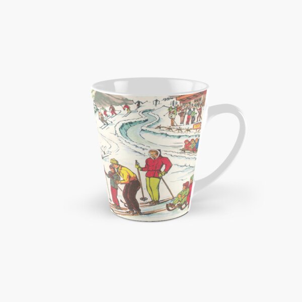 Item preview, Ski vacation in the mountains, vintage designed and sold by Mauswohn.
