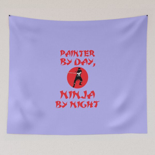 Item preview, Painter Day Ninja Night  designed and sold by AlwaysAwesome.