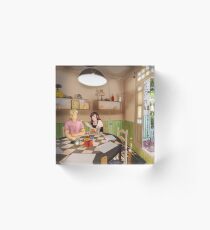Anne & Charlie having lunch! Acrylic Block