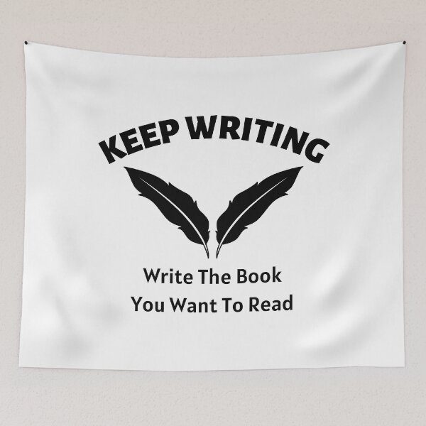 Item preview, Keep Writing - motivation for writers designed and sold by shmodev.