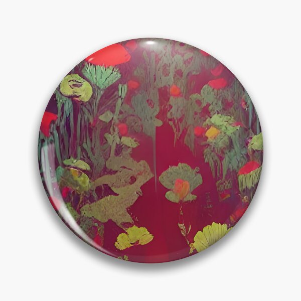 Item preview, Red Green Floral Corridor designed and sold by PlacidHinds.