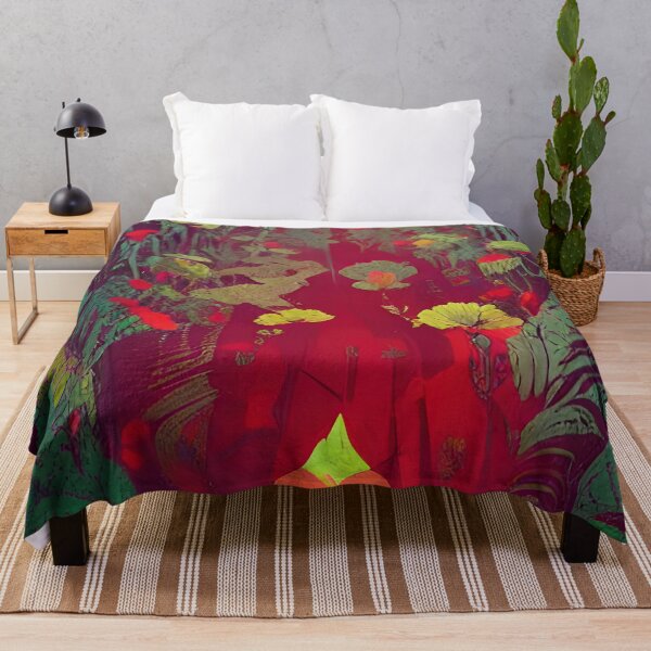Item preview, Corredor Floral Verde Rojo designed and sold by PlacidHinds.