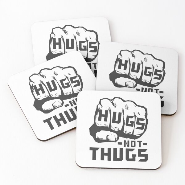 Item preview, Hugs Not Thugs Peace And Love  designed and sold by JackCurtis1991.