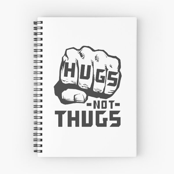 Item preview, Hugs Not Thugs Peace And Love  designed and sold by JackCurtis1991.