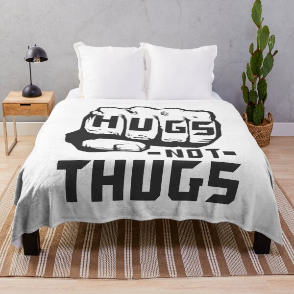 Item preview, Hugs Not Thugs Peace And Love  designed and sold by JackCurtis1991.