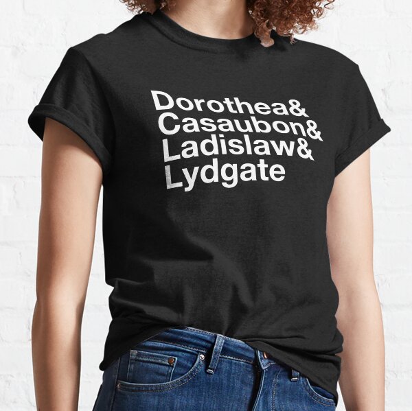 Middlemarch by George Eliot Literary Character List Classic T-Shirt