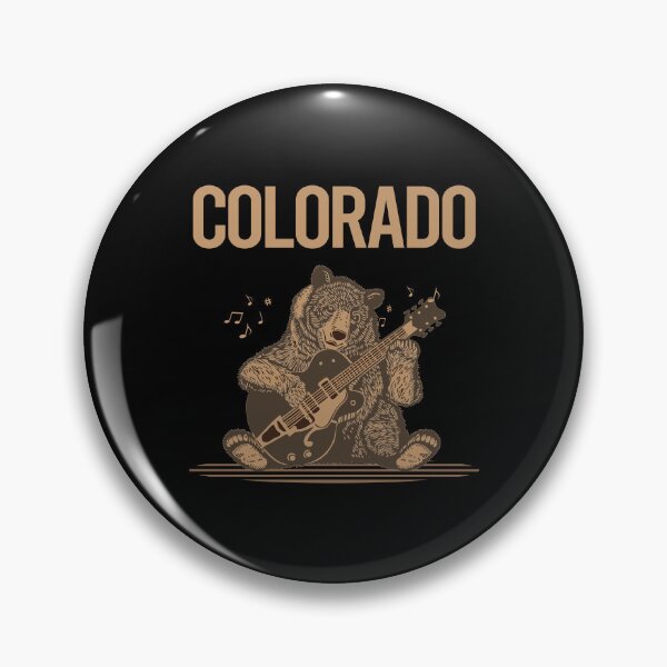 Item preview, Bear With Guitar Colorado designed and sold by BloodMoneyTwit.