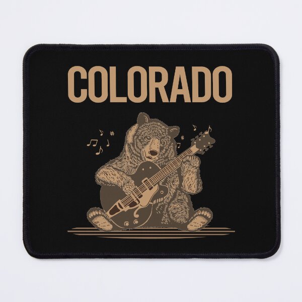 Item preview, Bear With Guitar Colorado designed and sold by BloodMoneyTwit.