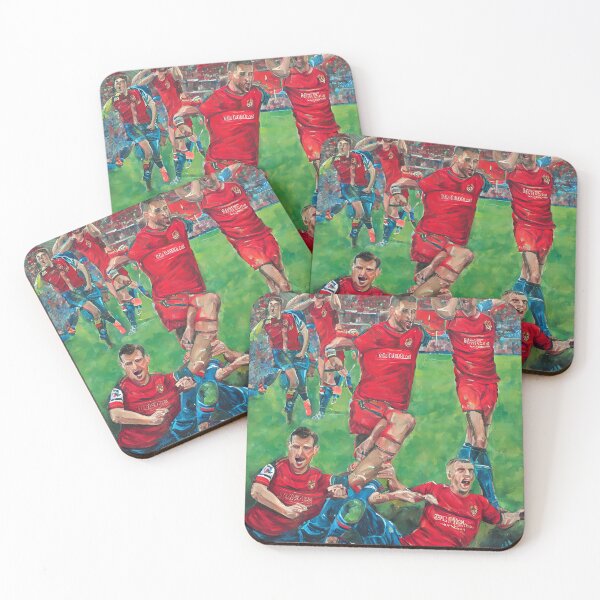 Item preview, Wrexham AFC "Celebration" Painting designed and sold by Nayith10.
