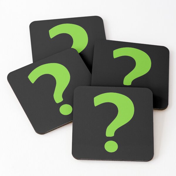 Item preview, Enigma - green question mark designed and sold by XOOXOO.