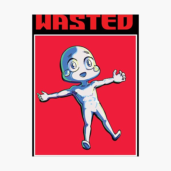 Item preview, WASTED (RED) Essential T-Shirt designed and sold by YusufRuiter.