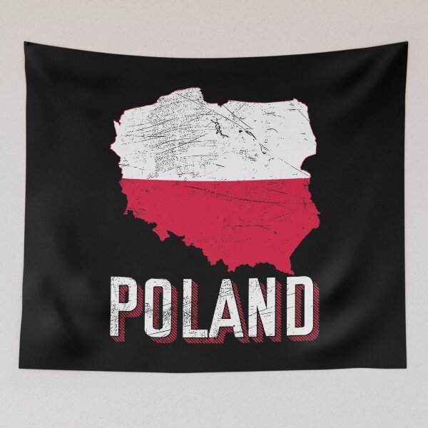 Item preview, Poland flag map designed and sold by Mila1946.