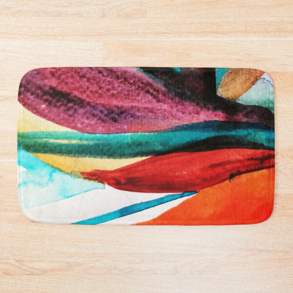 Item preview, Watercolor, red, teal, coral, pink designed and sold by Myartspace.