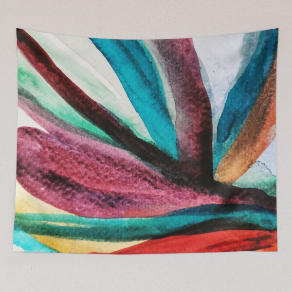 Item preview, Watercolor, red, teal, coral, pink designed and sold by Myartspace.