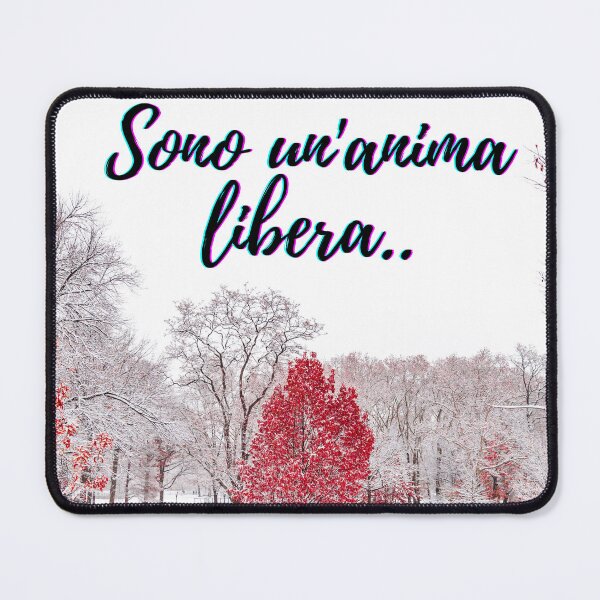 Item preview, I am a free soul - popular Italian quotes theme gifts designed and sold by RebelliousRosee.