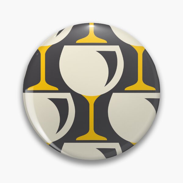Item preview, 2060 - wine glasses, yellow designed and sold by RouCouCou.