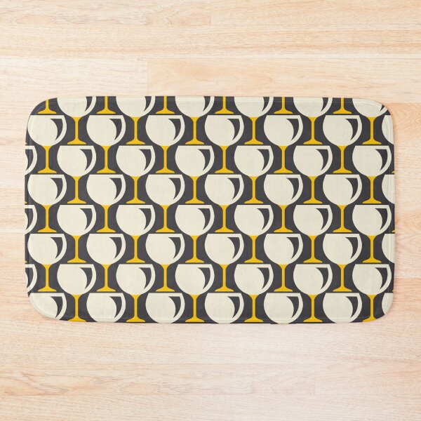 Item preview, 2060 - wine glasses, yellow designed and sold by RouCouCou.