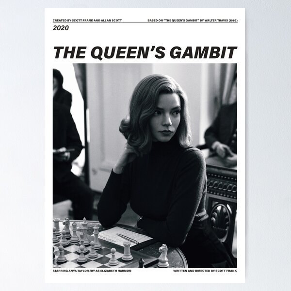 Ensemble d'échecs - Queen's Gambit Le jeu de la dame - Officiel