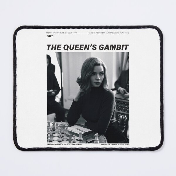 Item preview, THE QUEEN'S GAMBIT black and white designed and sold by 33ll.