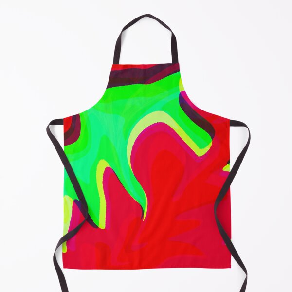 Item preview, Red and Neon Green Tones Marble Pattern designed and sold by theprintedclub.