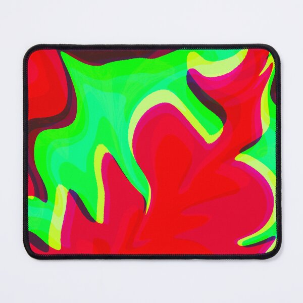 Item preview, Red and Neon Green Tones Marble Pattern designed and sold by theprintedclub.
