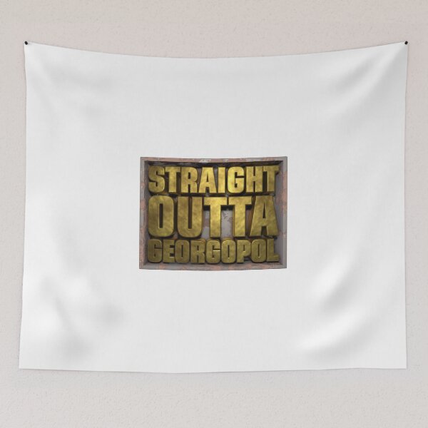 Item preview, PUBG Player unknowns Battlegrounds straight outta georgopol designed and sold by Delpieroo.