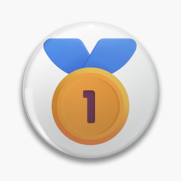 Item preview, 1st Place Medal Emoji - Large designed and sold by abroadDesigns.