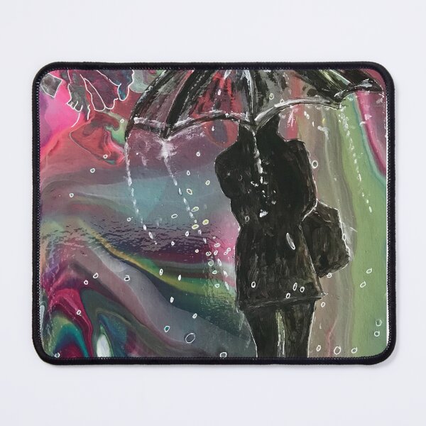 Item preview, walking alone under the rain  designed and sold by Raida Art and Mosaic Gallery .
