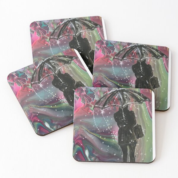 Item preview, walking alone under the rain  designed and sold by Raida Art and Mosaic Gallery .