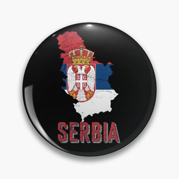 Item preview, Serbia flag map designed and sold by Mila1946.