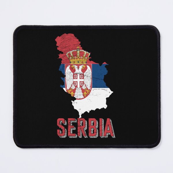 Item preview, Serbia flag map designed and sold by Mila1946.