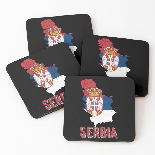Item preview, Serbia flag map designed and sold by Mila1946.