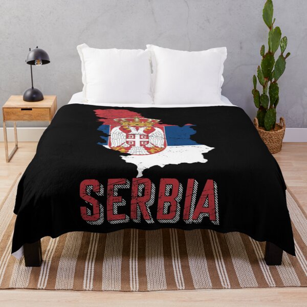 Item preview, Serbia flag map designed and sold by Mila1946.