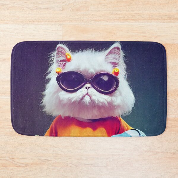 Item preview, Cat Portrait - Persian cat in a pumpkin costume for Halloween. Trick or treat ! designed and sold by Catator.