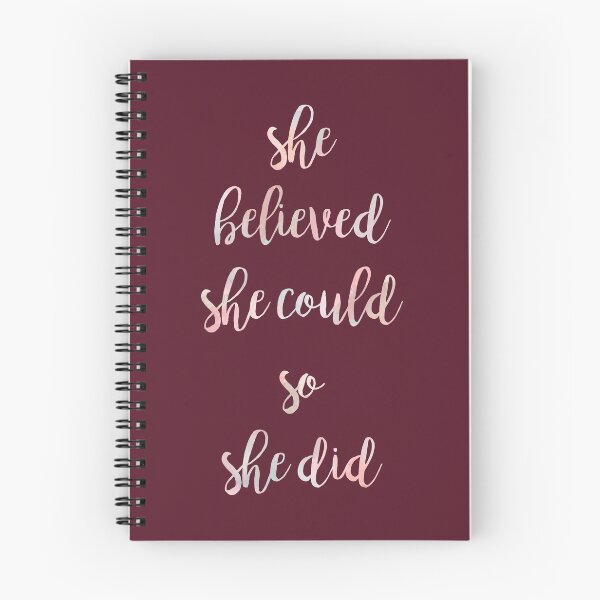 Item preview, "She believed she could, so she did" designed and sold by artmoonist.