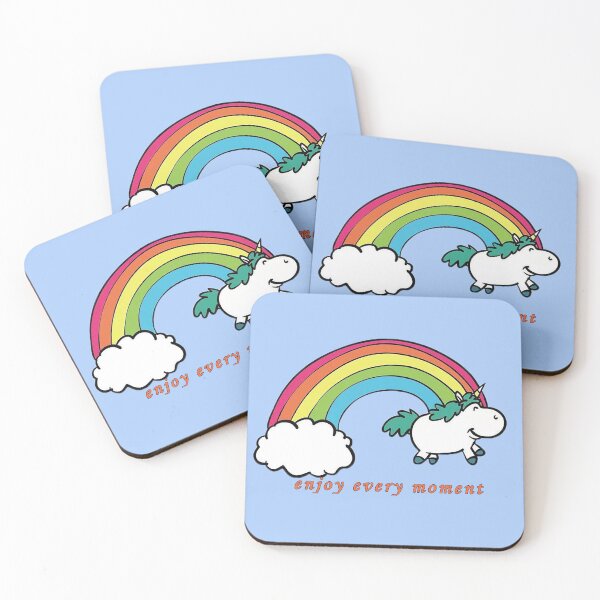 Item preview, There's a happy unicorn under the rainbow .Enjoy every moment. designed and sold by LeiweiKing.