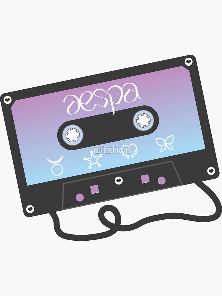 Kpop Mixtape - Aespa, Kpop Merch for Kpop fans, Gift for MY Sticker for  Sale by wtshop