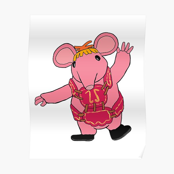 "Clangers cartoon " Poster for Sale by davedonut Redbubble