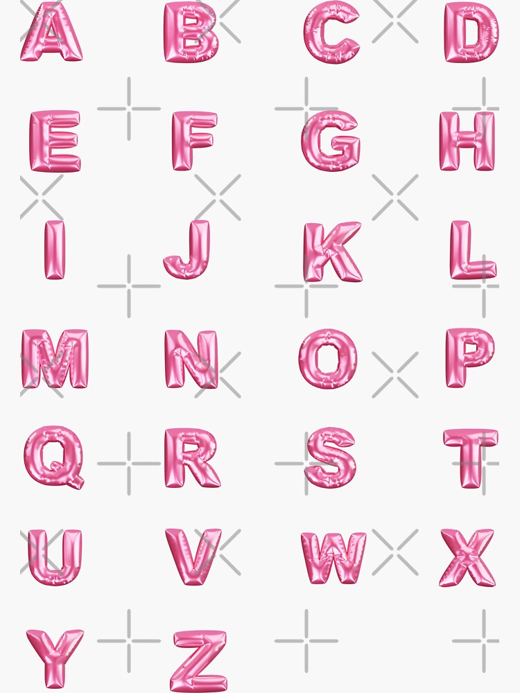 Alphabet Letters Abc Stickers Sticker for Sale by lunidesign