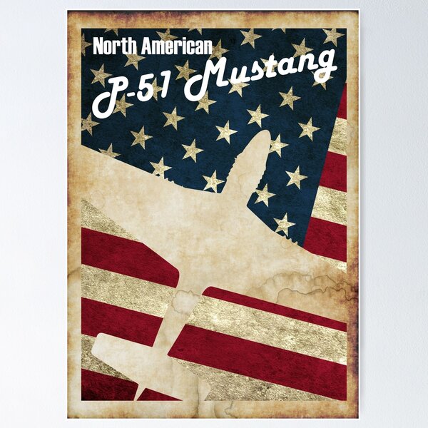 Item preview, Vintage P-51 Mustang designed and sold by Airpower Art.