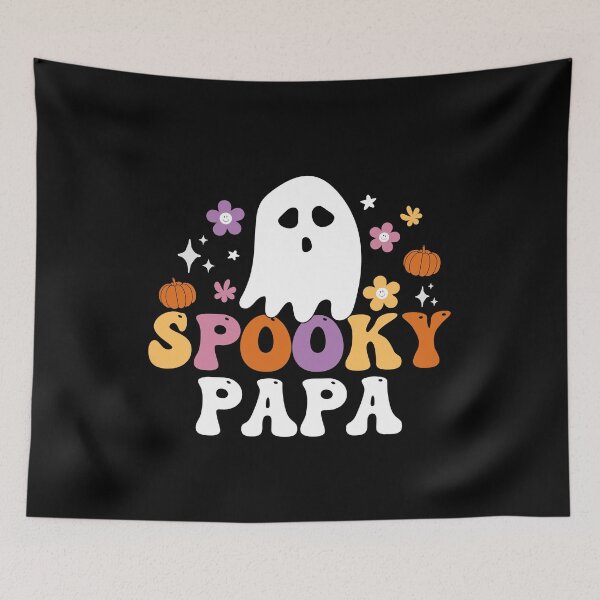 Item preview, Spooky Papa Groovy Ghost Spooky Season Lazy Halloween Costume designed and sold by Sasikharn.