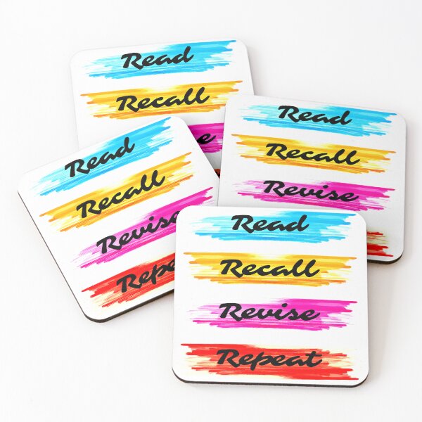 Item preview, Read, Recall, Revise, Repeat designed and sold by kash1mera.